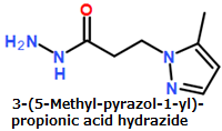CAS#3-(5-Methyl-pyrazol-1-yl)-propionic acid hydrazide